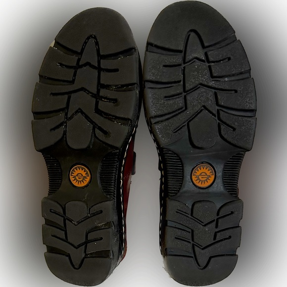 Vintage Earth Shoe Leather Harriet Lug Sole Mule Brown Sz8!worn only a few times - Picture 6 of 6